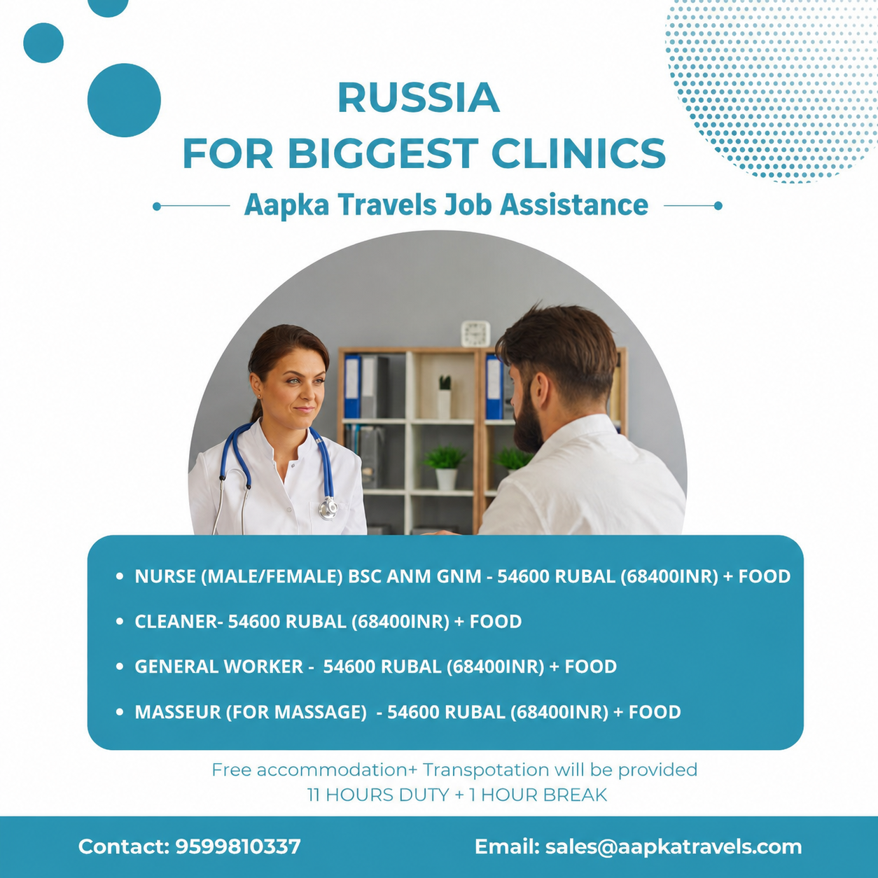 Russia Clinic Requirement